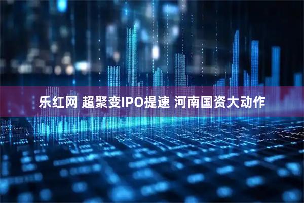 乐红网 超聚变IPO提速 河南国资大动作
