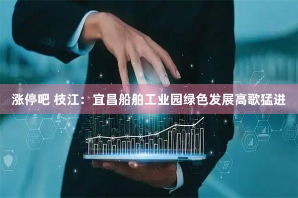 涨停吧 枝江：宜昌船舶工业园绿色发展高歌猛进