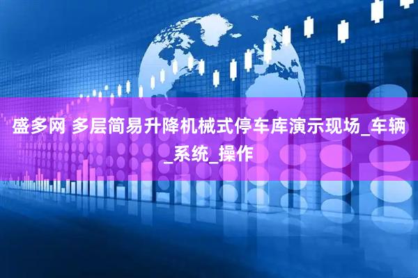 盛多网 多层简易升降机械式停车库演示现场_车辆_系统_操作